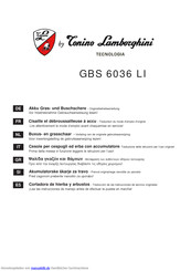Conino Lamborghini GBS 6036 LI Betriebsanleitung