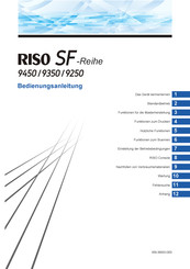 Riso SF 9450 Bedienungsanleitung