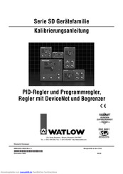 Watlow Series SD Anleitung