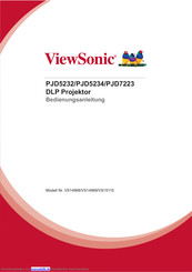 ViewSonic PJD5234 Bedienungsanleitung