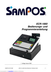 SamPos ECR-1880 Bedienungs- Und Programmieranleitung