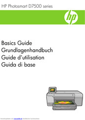 HP D7500 series Grundhandbuch