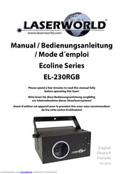 Laserworld EL-230RGB Bedienungsanleitung
