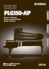 Yamaha PLG150-AP Bedienungsanleitung