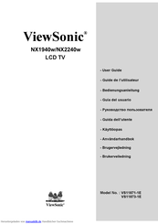 ViewSonic NX2240w Bedienungsanleitung