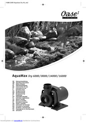 Oase AquaMax Dry 16000 Gebrauchsanleitung