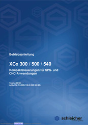 Schleicher XCx 500 Betriebsanleitung
