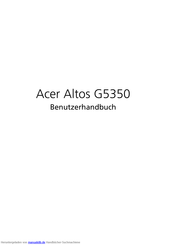Acer Altos G5350 Benutzerhandbuch