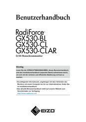 Eizo GX530-CL Benutzerhandbuch