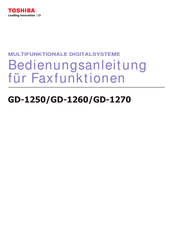 Toshiba GD-1260 Bedienungsanleitung
