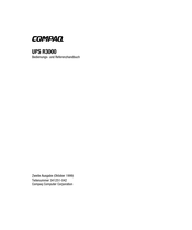 Compaq UPS R3000 Bedienungsanleitungen