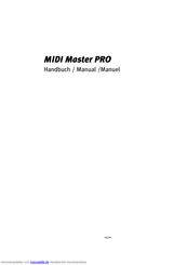 TerraTec midi master pro Handbuch