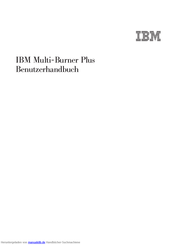 IBM Multi-Burner Plus Benutzerhandbuch
