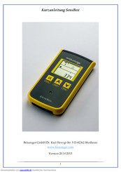 Flytec sensbox Kurzanleitung