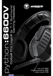 Snakebyte IIx 7.1 Surround Bedienungsanleitung