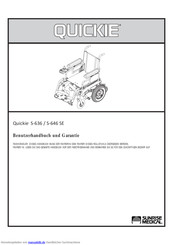 Quickie S-646 SE Benutzerhandbuch