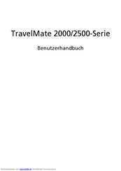 Acer 2500 Serie Benutzerhandbuch