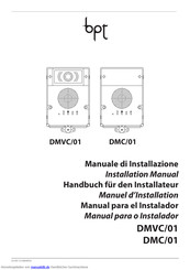 Bpt DMC/01 Installationshandbuch