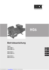 Bock HG6 Betriebsanleitung