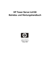 HP tc4100 Betriebs- Und Wartungshandbuch