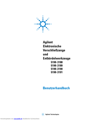 Agilent Technologies 5190-3191 Benutzerhandbuch