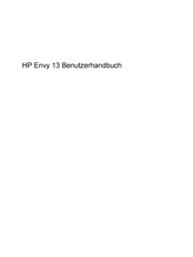 HP Envy 13 Benutzerhandbuch