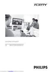 Philips Flat TV Benutzerhandbuch
