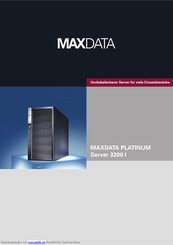 Maxdata Server 3200 I Handbuch