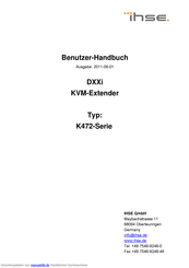 Ihse K472 Benutzerhandbuch