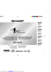 Sharp SD-CX1H Bedienungsanleitung