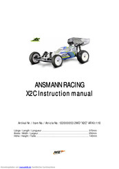 ANSMANN 122000053 2WD Bedienungsanleitung