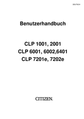 Citizen CLP 6001 Benutzerhandbuch