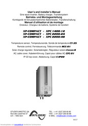 Studer XP-COMPACT XPC 2200-24 Betriebs- Und Montageanleitung