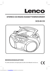 LENCO SCD-89 CD Bedienungsanleitung