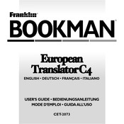 Franklin CET-2073 Bedienungsanleitung