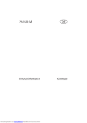 AEG Electrolux 7555G-M Benutzerhandbuch