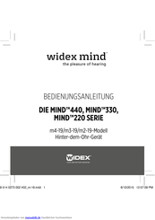 Widex m3-19 Bedienungsanleitung