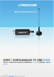 Freecom DVB-T USB STICK Benutzerhandbuch