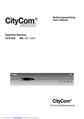 CityCom CCR 500 BN Bedienungsanleitung