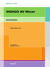 Grass Valley INDIGO AV Mixer Benutzerhandbuch