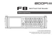 Zoom F8 Bedienungsanleitung