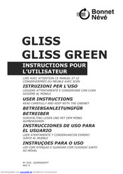 Bonnet Neve GLISS GREEN Betriebsanleitung