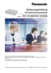Panasonic KX-VC300 Bedienungsanleitung