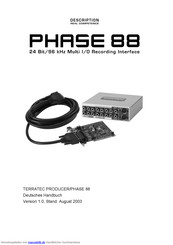 TerraTec phase 88 Handbuch