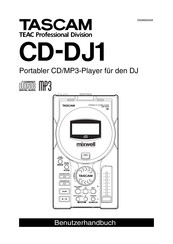 Tascam CD-DJ1 Benutzerhandbuch