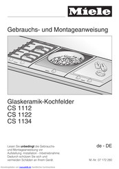 Miele CS 1112 Gebrauchsanweisung