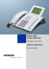 Siemens optiPoint 600 office Bedienungsanleitung