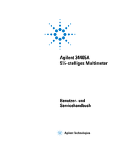 Agilent Technologies 34405A Benutzerhandbuch Und Servicehandbuch