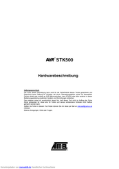AVR STK500 Betriebshandbuch