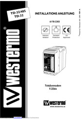 Westermo TD-485 Installationsanleitung
